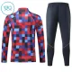 Conjunto de Sudadera 1/4 Zip Barcelona 2026/2027 Niño Rojo