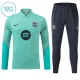 Conjunto de Sudadera 1/4 Zip Barcelona 2026/2027 Niño Verde