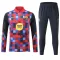 Conjunto de Sudadera 1/4 Zip Barcelona 2026/2027 Rojo