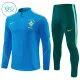 Conjunto de Sudadera 1/4 Zip Brasil 2026/2027 Niño Azul Conjunto de Sudadera 1/4 Zip Brasil 2026/2027 Niño Azul