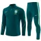 Conjunto de Sudadera 1/4 Zip Brasil 2026/2027 Verde
