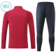 Conjunto de Sudadera 1/4 Zip FC Barcelona 2026/2027 Niño Rojo