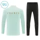 Conjunto de Sudadera 1/4 Zip Francia 2026/2027 Niño Blanco