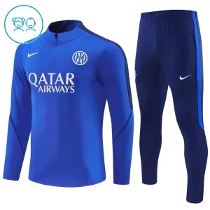 Conjunto de Sudadera 1/4 Zip Inter de Milán 2026/2027 Niño Azul