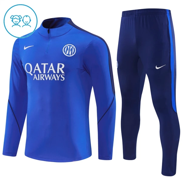 Conjunto de Sudadera 1/4 Zip Inter de Milán 2026/2027 Niño Azul Conjunto de Sudadera 1/4 Zip Inter de Milán 2026/2027 Niño Azul