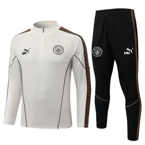 Conjunto de Sudadera 1/4 Zip Manchester City 2026/2027 Gris