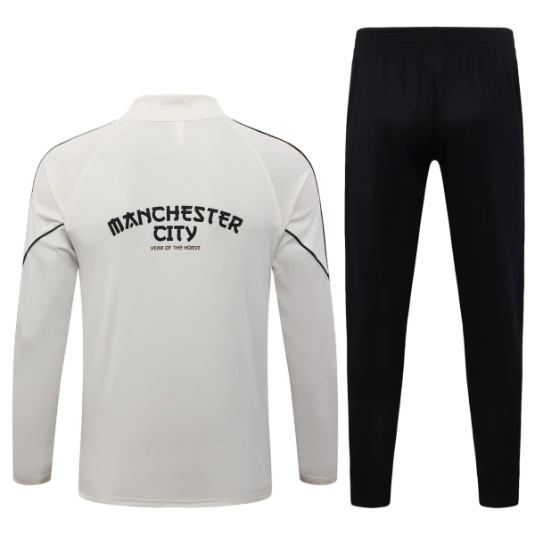 Conjunto de Sudadera 1/4 Zip Manchester City 2026/2027 Gris