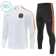 Conjunto de Sudadera 1/4 Zip Países Bajos 2026/2027 Niño Blanco Conjunto de Sudadera 1/4 Zip Países Bajos 2026/2027 Niño Blanco