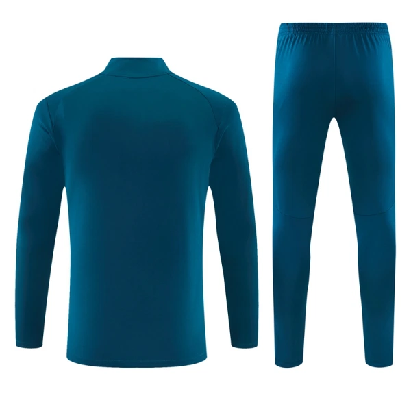 Conjunto de Sudadera 1/4 Zip Portugal 2026/2027 Azul