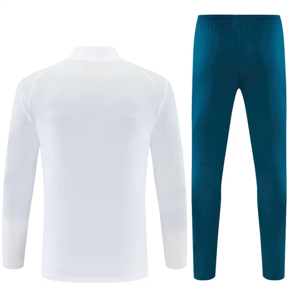 Conjunto de Sudadera 1/4 Zip Portugal 2026/2027 Blanco