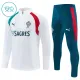 Conjunto de Sudadera 1/4 Zip Portugal 2026/2027 Niño Blanco Conjunto de Sudadera 1/4 Zip Portugal 2026/2027 Niño Blanco