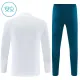 Conjunto de Sudadera 1/4 Zip Portugal 2026/2027 Niño Blanco