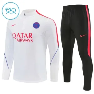 Conjunto de Sudadera 1/4 Zip PSG 2026/2027 Niño Blanco
