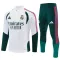 Conjunto de Sudadera 1/4 Zip Real Madrid 2026/2027 Blanco