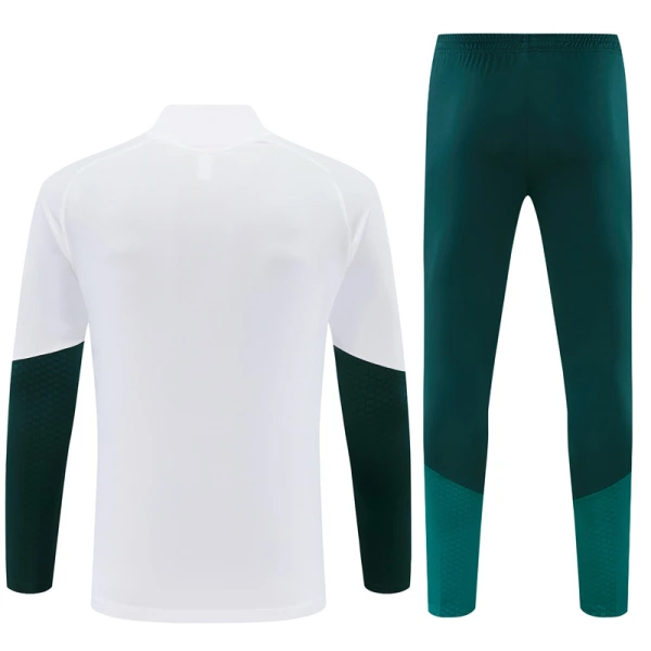 Conjunto de Sudadera 1/4 Zip Real Madrid 2026/2027 Blanco