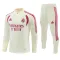 Conjunto de Sudadera 1/4 Zip Real Madrid 2026/2027 Blanco