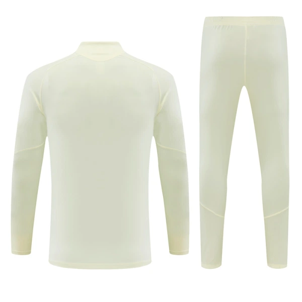 Conjunto de Sudadera 1/4 Zip Real Madrid 2026/2027 Blanco