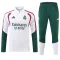 Conjunto de Sudadera 1/4 Zip Real Madrid 2026/2027 Blanco