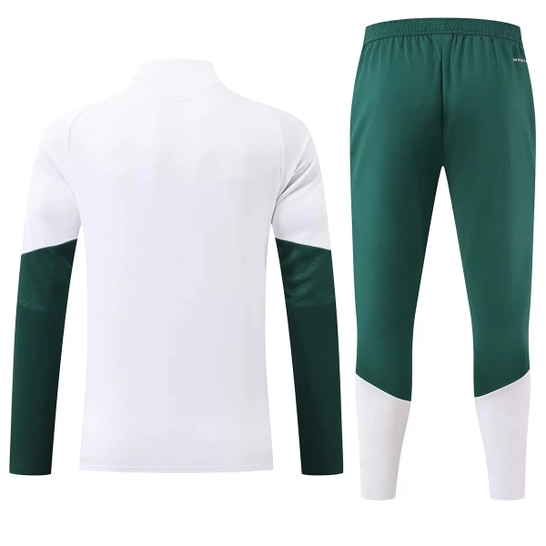 Conjunto de Sudadera 1/4 Zip Real Madrid 2026/2027 Blanco
