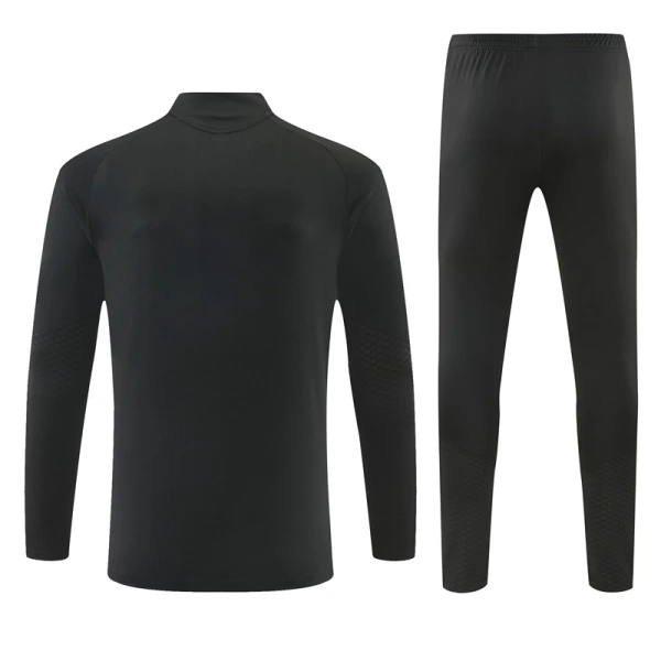Conjunto de Sudadera 1/4 Zip Real Madrid 2026/2027 Negro