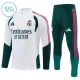 Conjunto de Sudadera 1/4 Zip Real Madrid 2026/2027 Niño Blanco