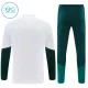 Conjunto de Sudadera 1/4 Zip Real Madrid 2026/2027 Niño Blanco