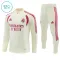 Conjunto de Sudadera 1/4 Zip Real Madrid 2026/2027 Niño Blanco