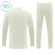 Conjunto de Sudadera 1/4 Zip Real Madrid 2026/2027 Niño Blanco