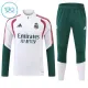 Conjunto de Sudadera 1/4 Zip Real Madrid 2026/2027 Niño Blanco Conjunto de Sudadera 1/4 Zip Real Madrid 2026/2027 Niño Blanco
