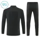 Conjunto de Sudadera 1/4 Zip Real Madrid 2026/2027 Niño Negro