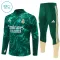 Conjunto de Sudadera 1/4 Zip Real Madrid 2026/2027 Niño Verde
