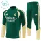 Conjunto de Sudadera 1/4 Zip Real Madrid 2026/2027 Niño Verde