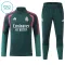 Conjunto de Sudadera 1/4 Zip Real Madrid 2026/2027 Niño Verde
