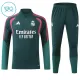 Conjunto de Sudadera 1/4 Zip Real Madrid 2026/2027 Niño Verde
