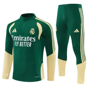 Conjunto de Sudadera 1/4 Zip Real Madrid 2026/2027 Verde