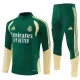 Conjunto de Sudadera 1/4 Zip Real Madrid 2026/2027 Verde Conjunto de Sudadera 1/4 Zip Real Madrid 2026/2027 Verde