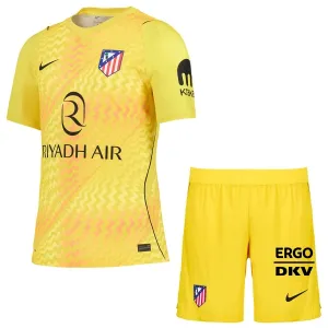 Conjunto Atlético Madrid Portero 2026/2027 Niño Amarillo
