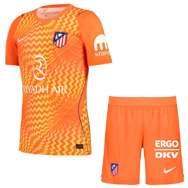 Conjunto Atlético Madrid Portero 2026/2027 Niño Naranja Conjunto Atlético Madrid Portero 2026/2027 Niño Naranja
