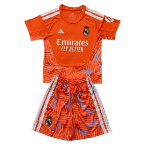 Conjunto Real Madrid Portero 2026/2027 Niño Naranja