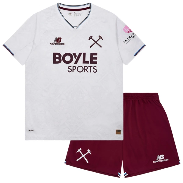 Conjunto West Ham United Visitante 2026/2027 Niño Conjunto West Ham United Visitante 2026/2027 Niño