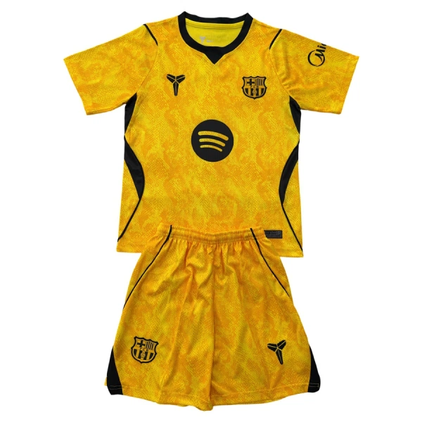 Conjunto FC Barcelona Visitante Portero 2026/2027 Niño Amarillo Conjunto FC Barcelona Visitante Portero 2026/2027 Niño Amarillo