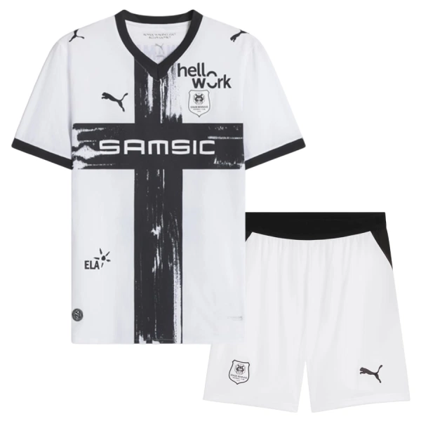 Conjunto Stade Rennais Visitante 2026/2027 Niño Conjunto Stade Rennais Visitante 2026/2027 Niño