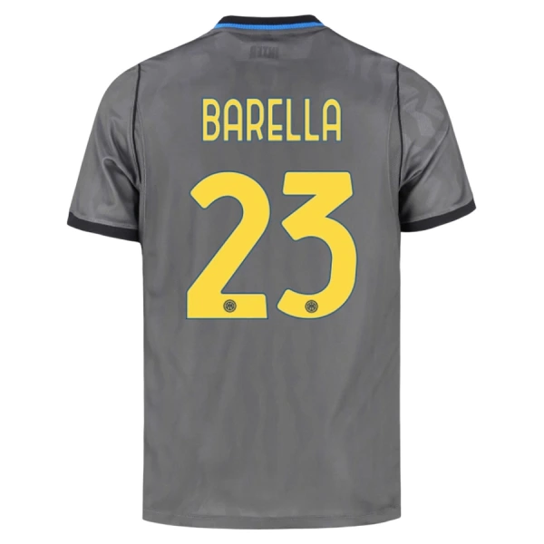 Camiseta Inter de Milán Nicolò Barella 23 Tercera Equipación 2026/2027 Camiseta Inter de Milán Nicolò Barella 23 Tercera Equipación 2026/2027