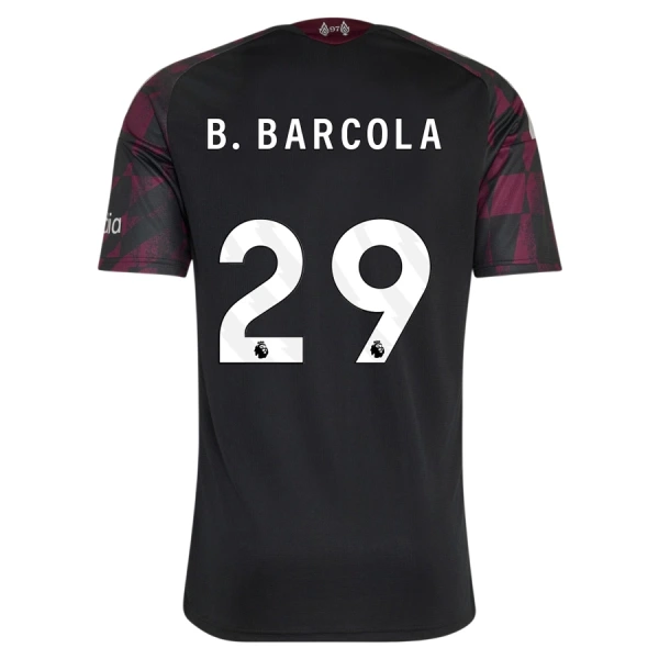 Camiseta Liverpool B. Barcola 29 Tercera Equipación 2026/2027 Camiseta Liverpool B. Barcola 29 Tercera Equipación 2026/2027