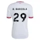 Camiseta Liverpool B. Barcola 29 Visitante 2026/2027 Camiseta Liverpool B. Barcola 29 Visitante 2026/2027