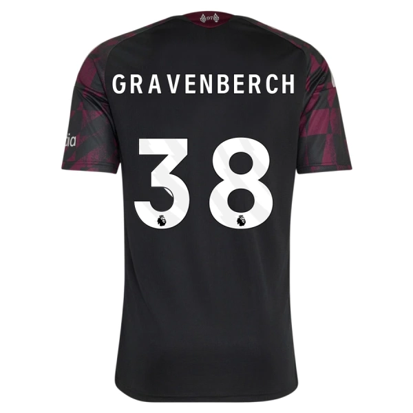Camiseta Liverpool Gravenberch 38 Tercera Equipación 2026/2027 Camiseta Liverpool Gravenberch 38 Tercera Equipación 2026/2027