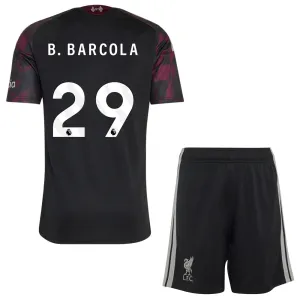 Conjunto Liverpool B. Barcola 29 Tercera Equipación 2026/2027 Niño