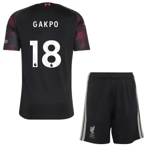 Conjunto Liverpool Cody Gakpo 18 Tercera Equipación 2026/2027 Niño