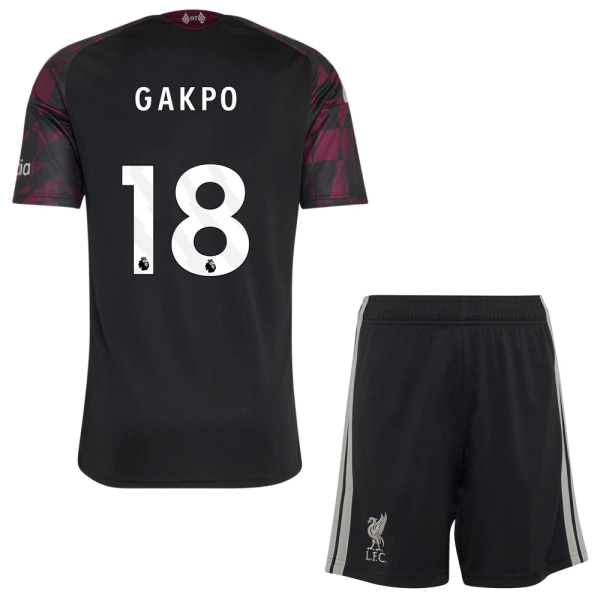 Conjunto Liverpool Cody Gakpo 18 Tercera Equipación 2026/2027 Niño Conjunto Liverpool Cody Gakpo 18 Tercera Equipación 2026/2027 Niño