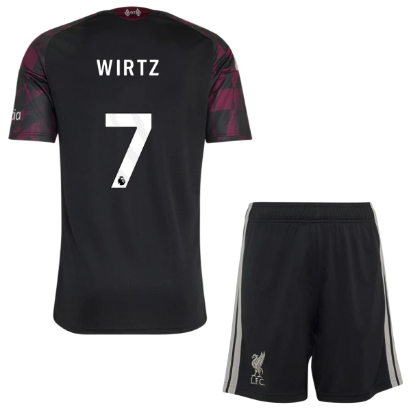 Conjunto Liverpool Florian Wirtz 7 Tercera Equipación 2026/2027 Niño Conjunto Liverpool Florian Wirtz 7 Tercera Equipación 2026/2027 Niño